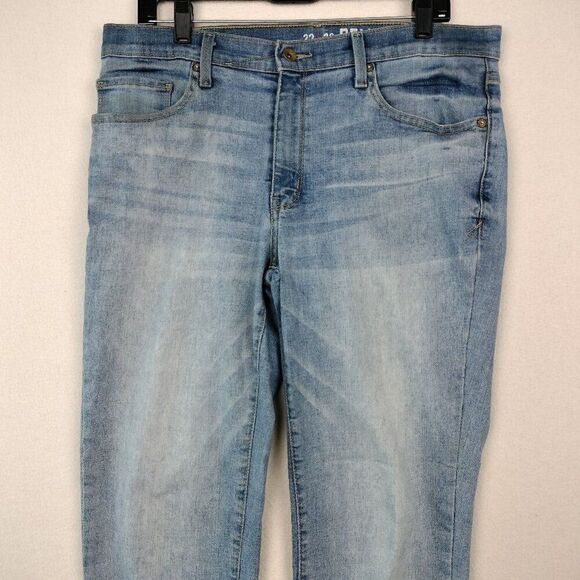 Devil Dog Jeans Mens Size 32x32 Blue Taper Sanforized Stretch Light Wash DD1001 - Picture 2 of 16